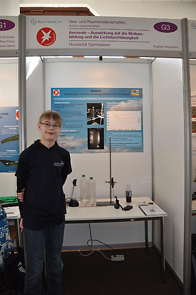 Siegfried Grundmann: Geo- und Raumwissenschaften 2. Preis Schüler experimentieren