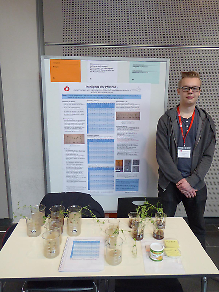 Siegfried Grundmann: Biologie, 1. Preis Jugend forscht
