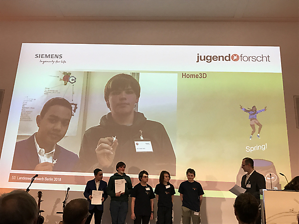 Kerim Özkara, Jan Marx: Mathematik/Informatik Schüler exp., 1. Platz