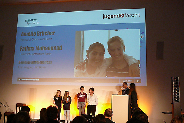 Amelie Brücher, Fatima Muhammed: Biologie Schüler experimentieren, 2. Preis