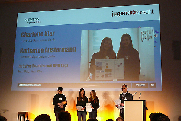 Katharina Austermann, Charlotte Klar: Technik, Jugend forscht, 2. Preis