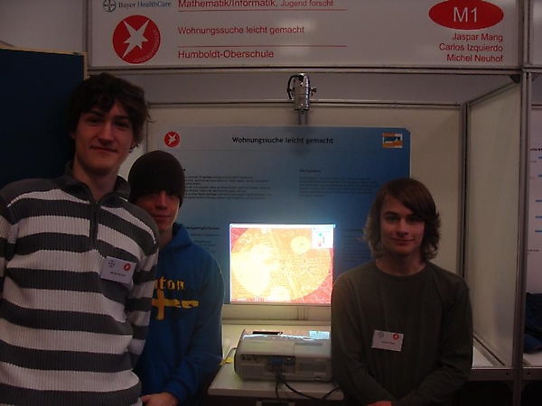 Jasper Mang, Carlos Izquierdo, Michel Neuhof: Informatik, 1. Platz