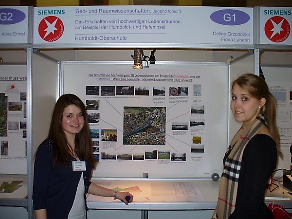 Celine Grzondziel, Fiona Labahn: Geo- und Raumwissenschaften Siemens-Sonderpreis