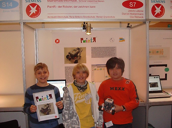 Jakob Lützow, Daniel Holdermann, Ole Ribbeck: Mathematik/Informatik Sonderpreis Schüler experimentieren - 100 €
